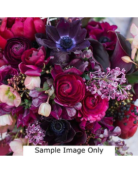 Designer's Choice Jewel Tone Colors Flower Arrangement